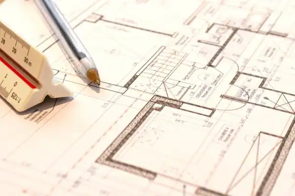 Image of architect Nottingham drawings